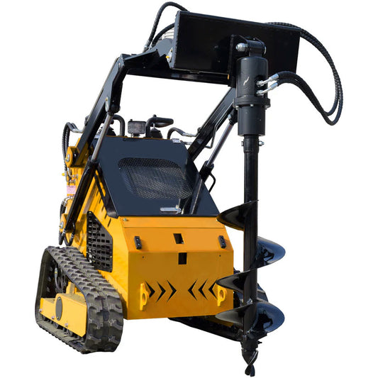hydraulic auger attachment with multiple bits